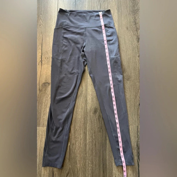 Girlfriend Collective Gray Leggings Size Medium - Picture 3 of 6